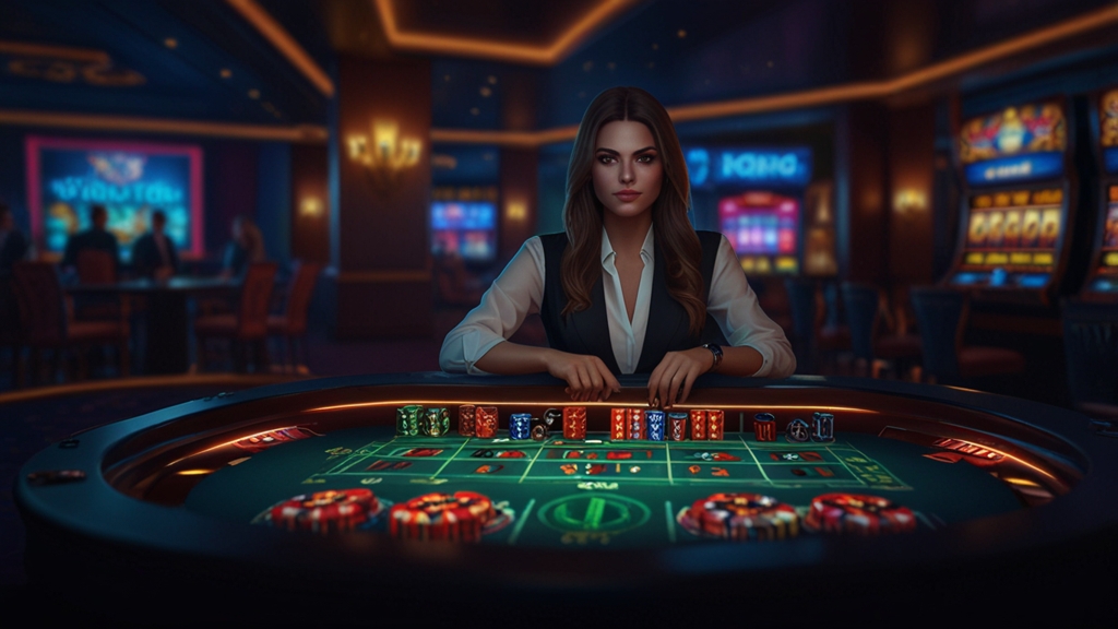 Écran de compte affichant un bonus sans dépôt confirmé dans une ambiance de casino sombre